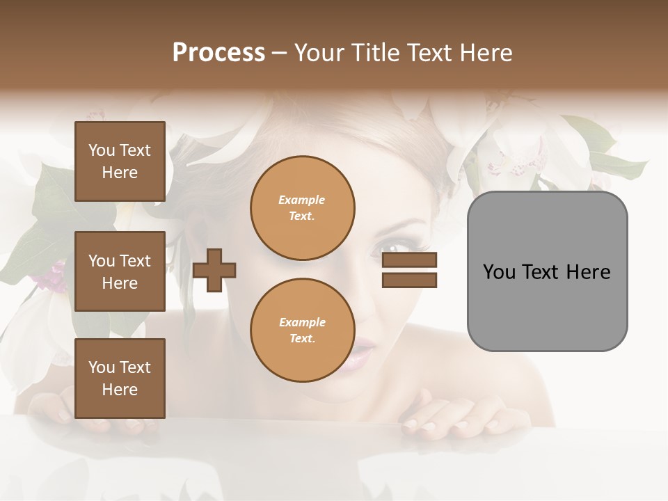 Makeup Cosmetics Woman PowerPoint Template