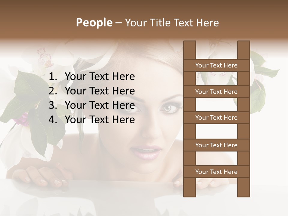 Makeup Cosmetics Woman PowerPoint Template