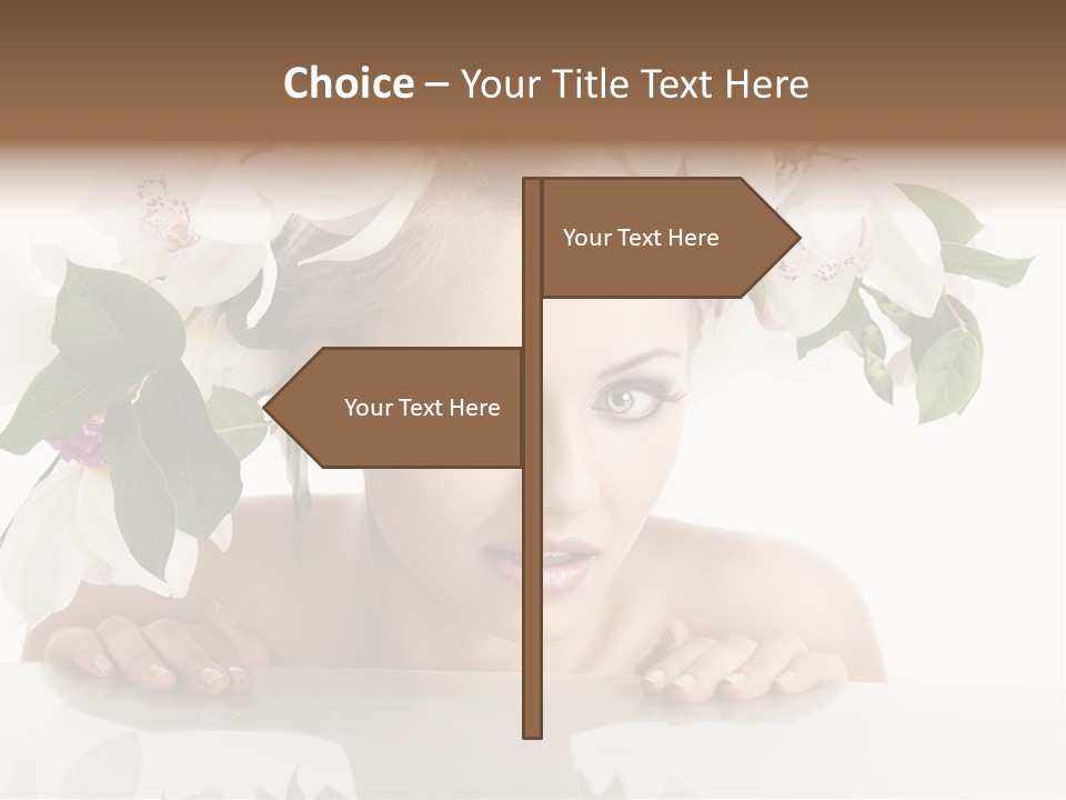 Makeup Cosmetics Woman PowerPoint Template