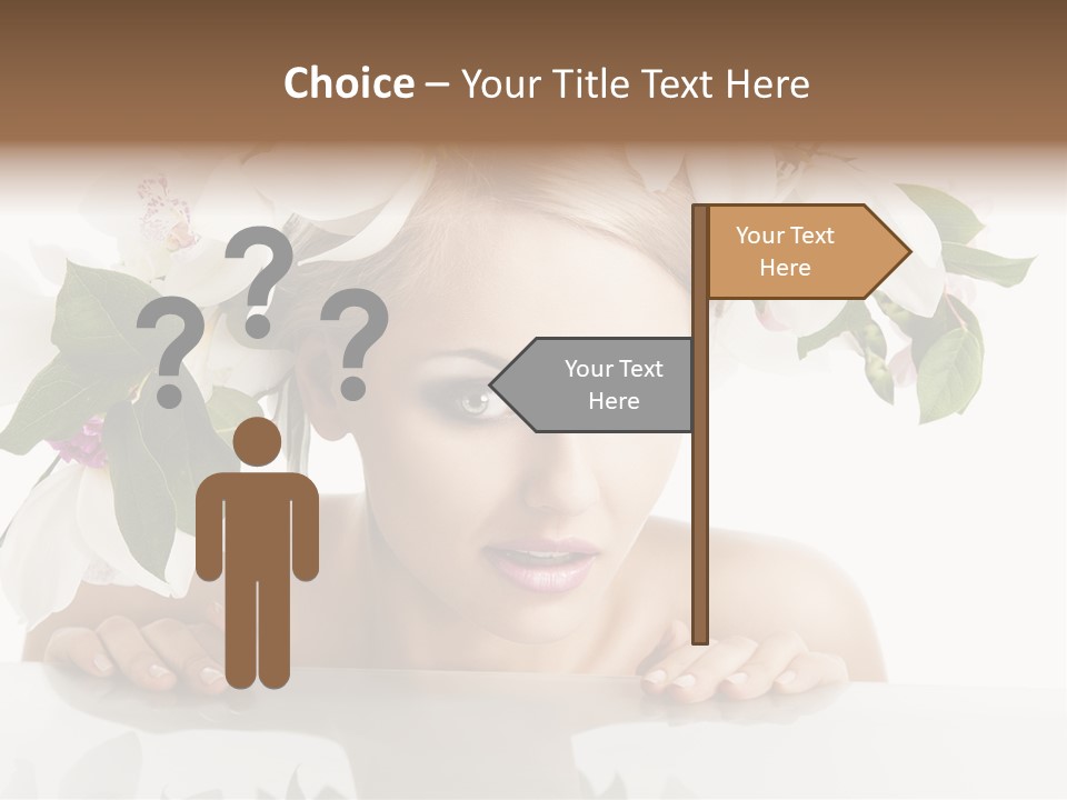 Makeup Cosmetics Woman PowerPoint Template