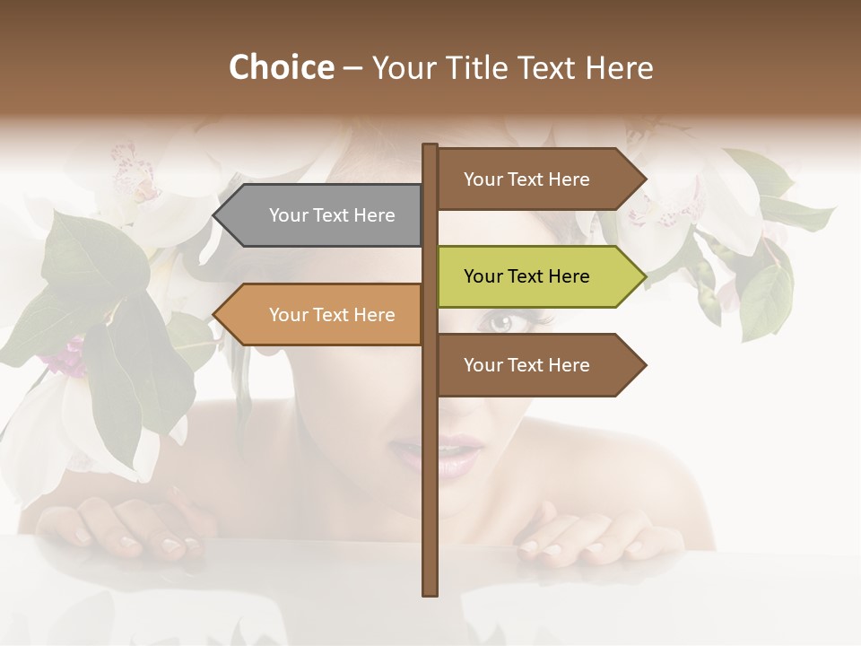 Makeup Cosmetics Woman PowerPoint Template