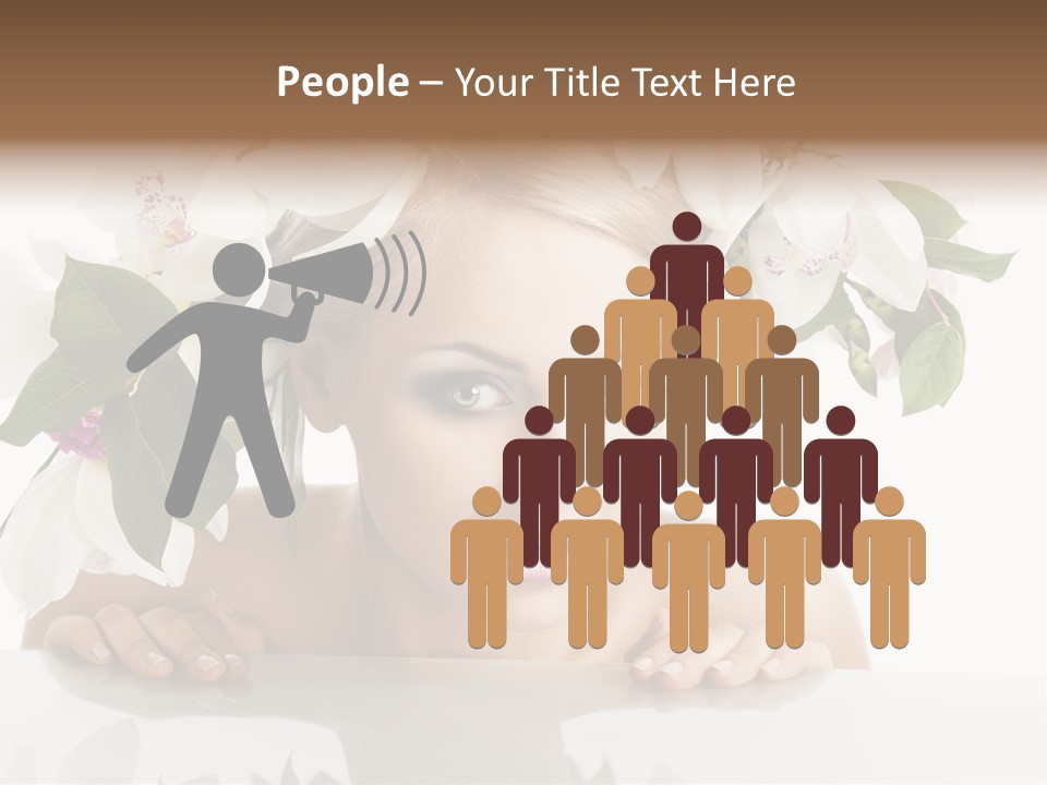 Makeup Cosmetics Woman PowerPoint Template