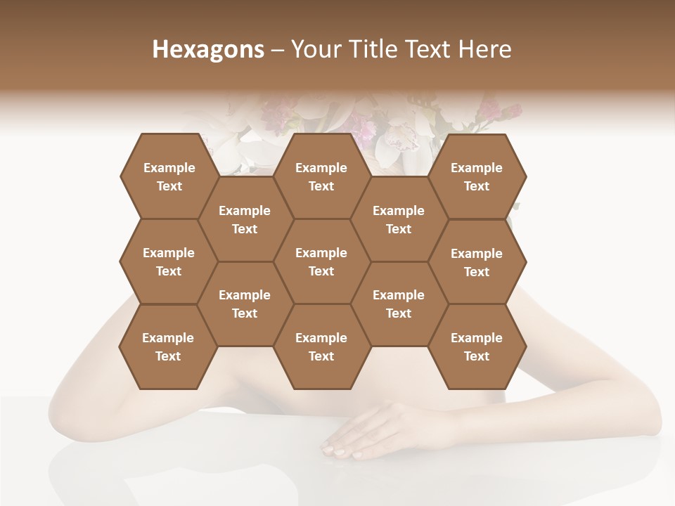 Green Attractive Face PowerPoint Template