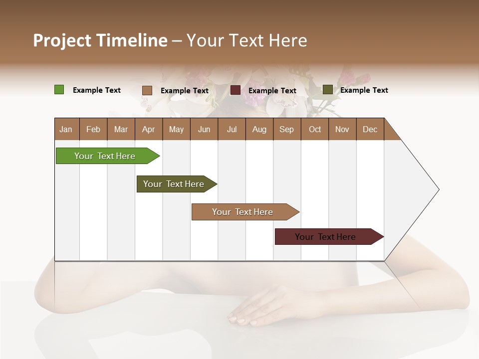 Green Attractive Face PowerPoint Template
