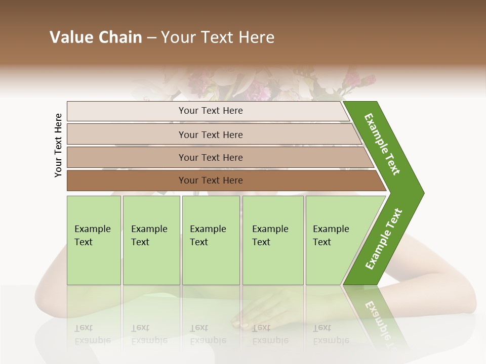 Green Attractive Face PowerPoint Template