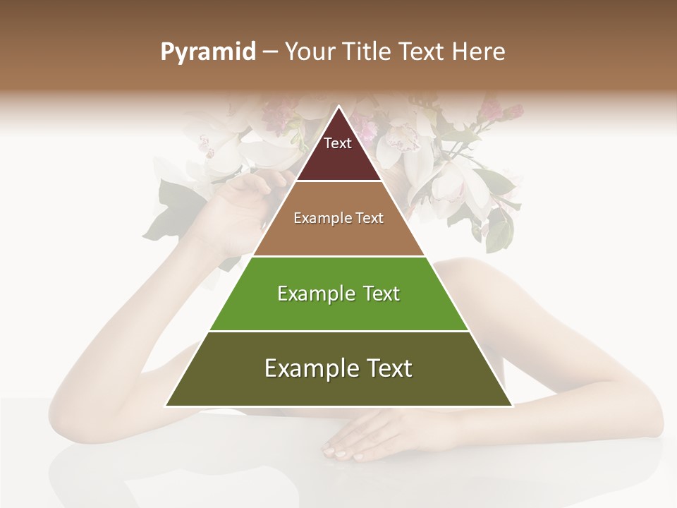 Green Attractive Face PowerPoint Template