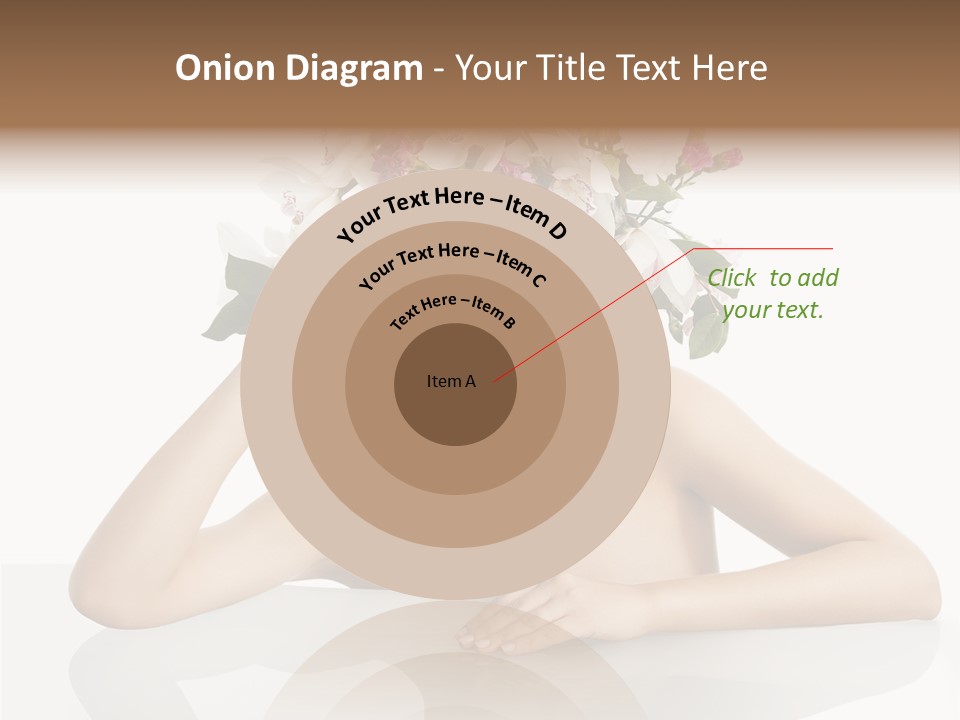 Green Attractive Face PowerPoint Template