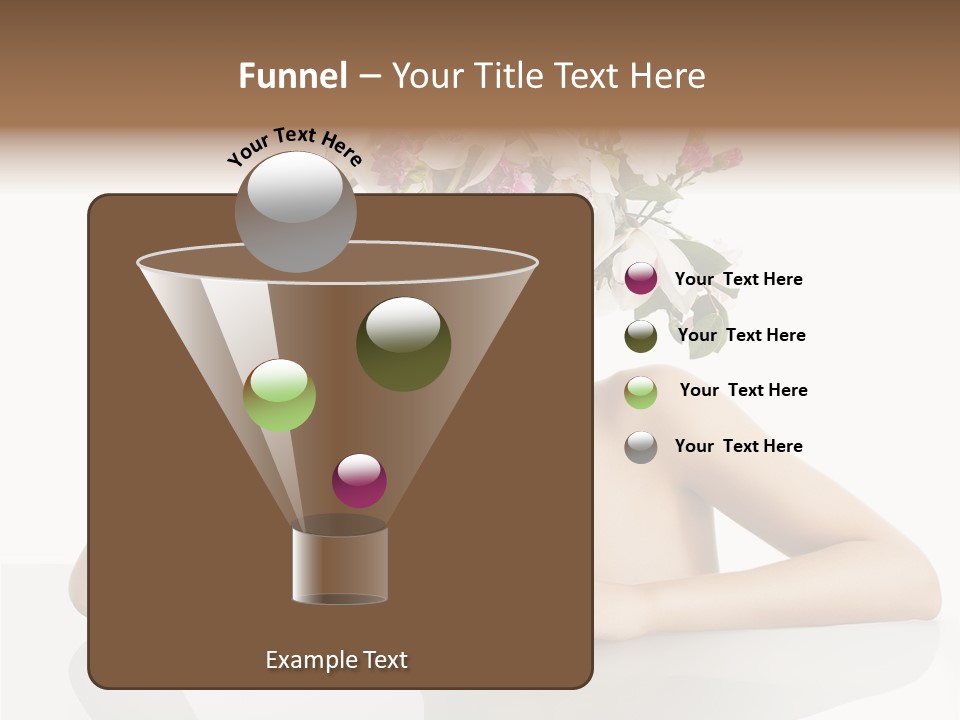 Green Attractive Face PowerPoint Template