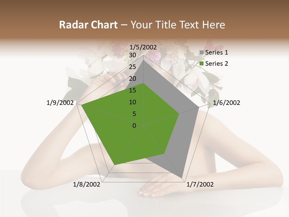 Green Attractive Face PowerPoint Template