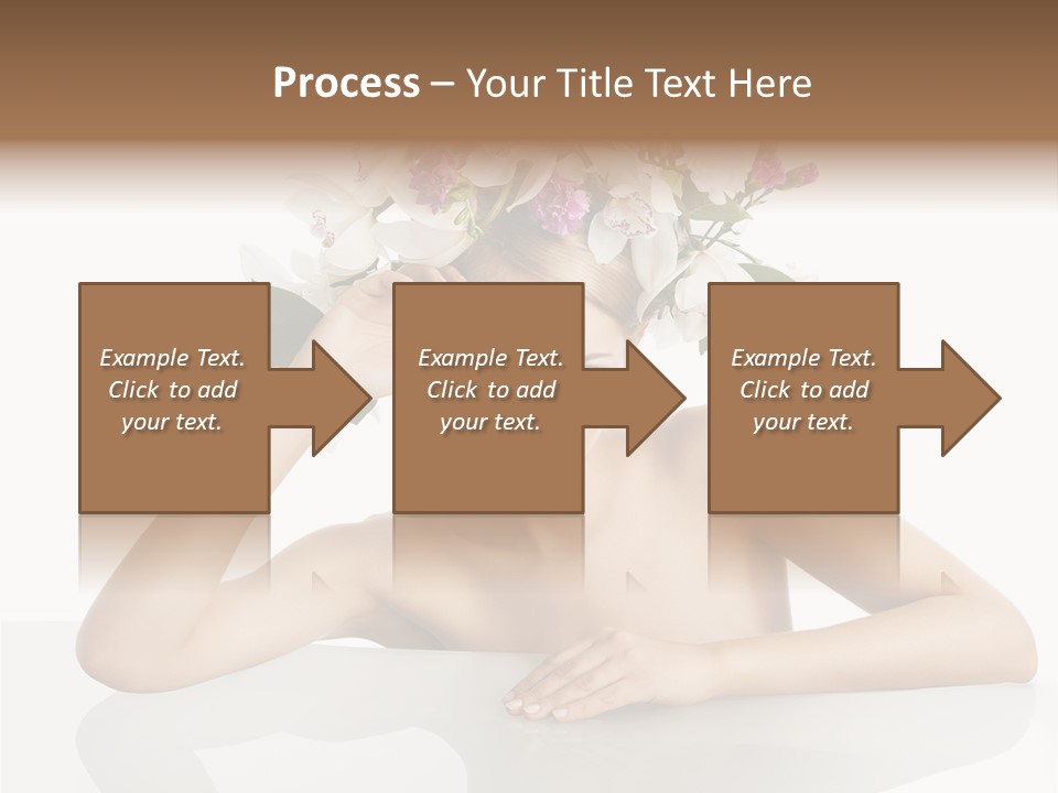 Green Attractive Face PowerPoint Template