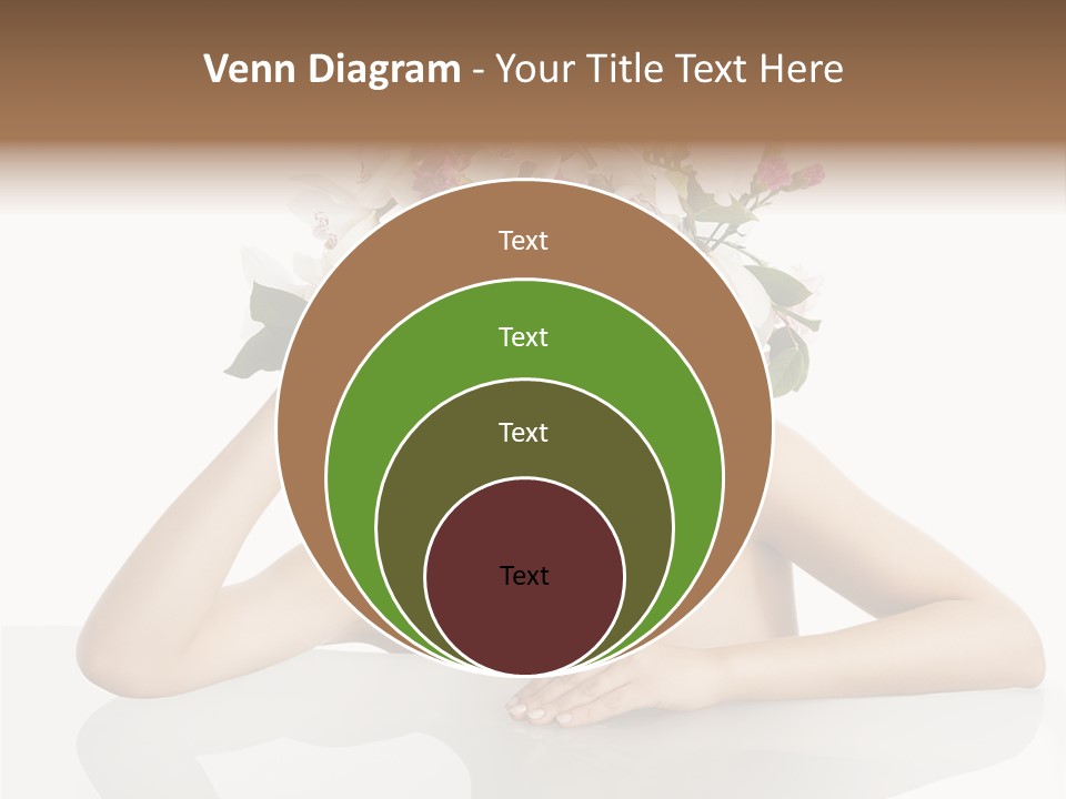 Green Attractive Face PowerPoint Template