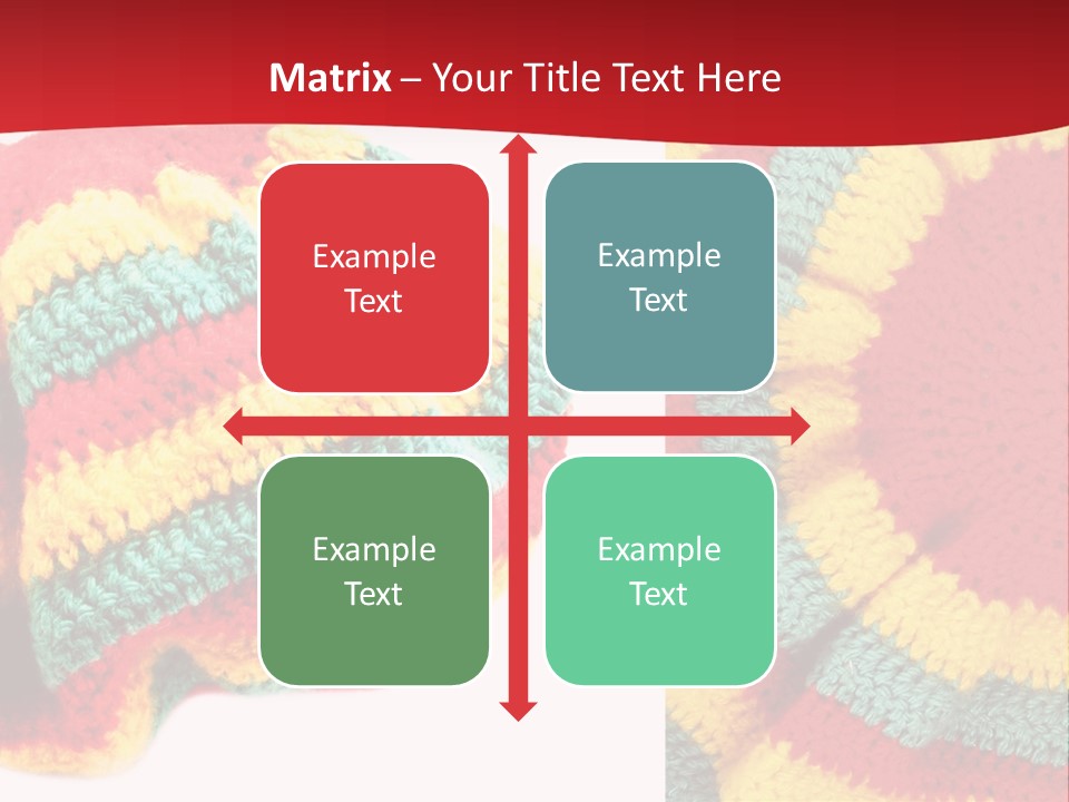 Wool Rastafari Symbol PowerPoint Template