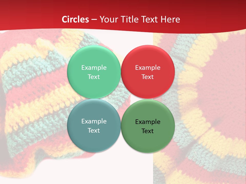 Wool Rastafari Symbol PowerPoint Template