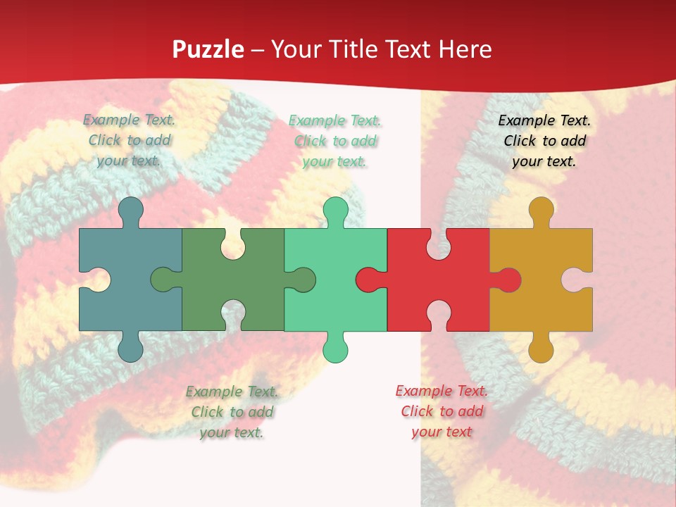 Wool Rastafari Symbol PowerPoint Template