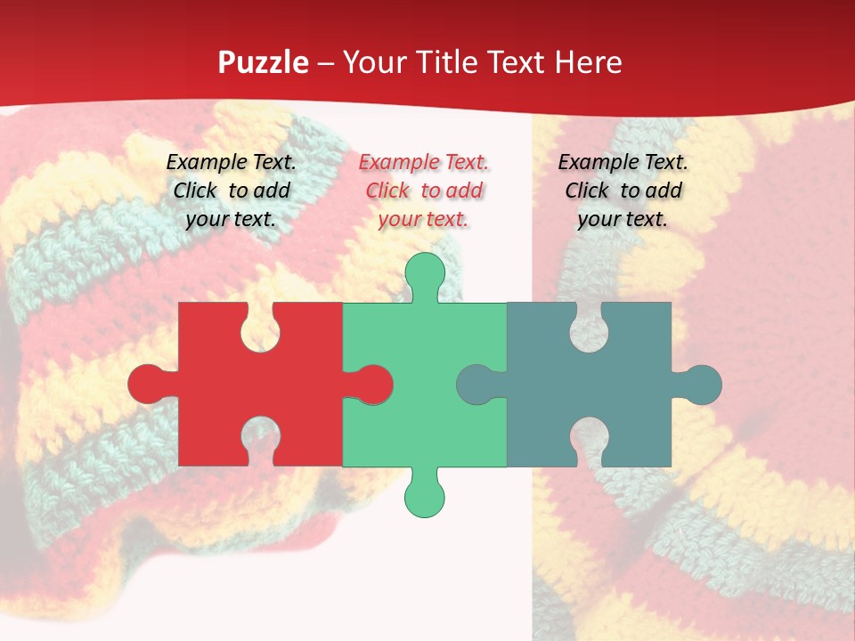 Wool Rastafari Symbol PowerPoint Template