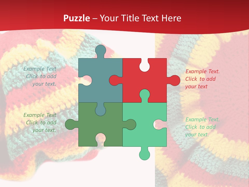 Wool Rastafari Symbol PowerPoint Template