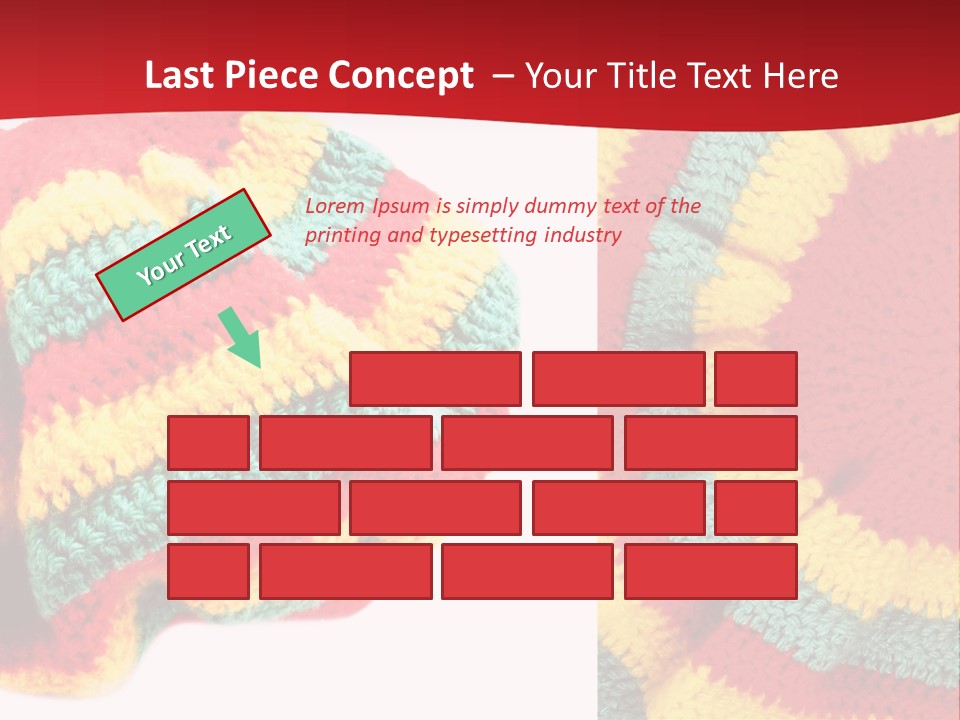 Wool Rastafari Symbol PowerPoint Template