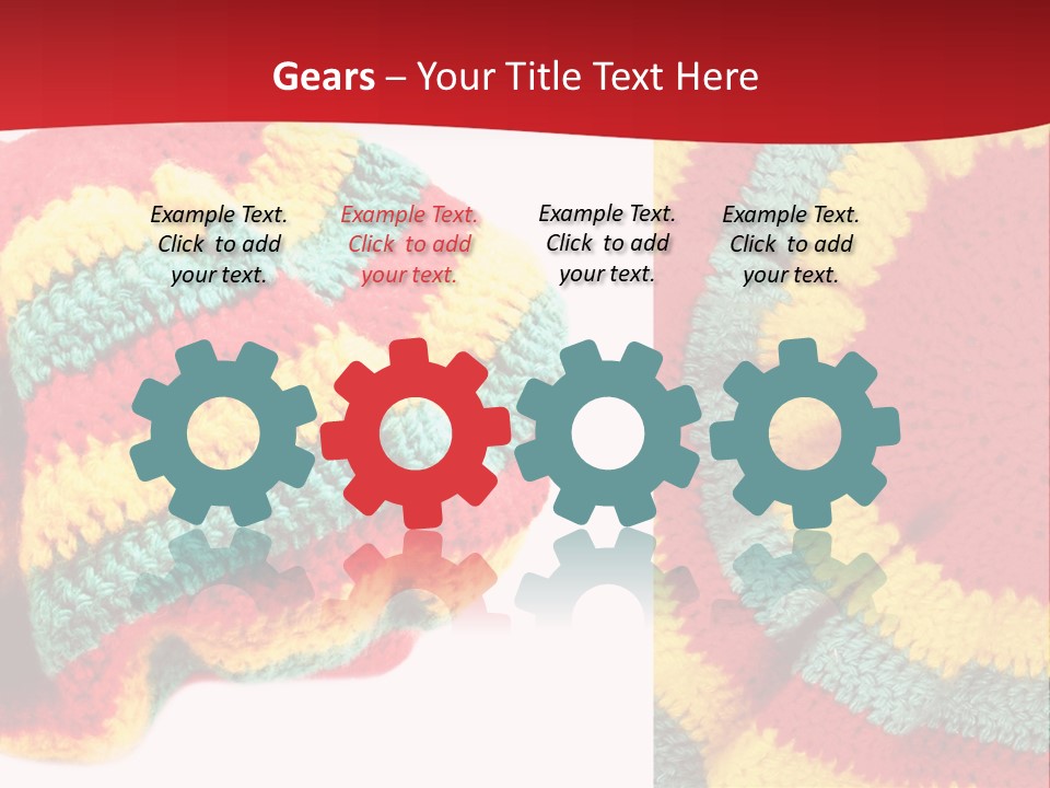 Wool Rastafari Symbol PowerPoint Template