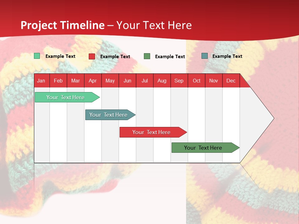 Wool Rastafari Symbol PowerPoint Template
