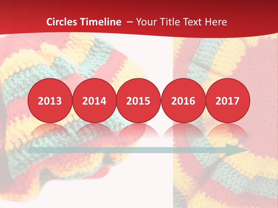 Wool Rastafari Symbol PowerPoint Template