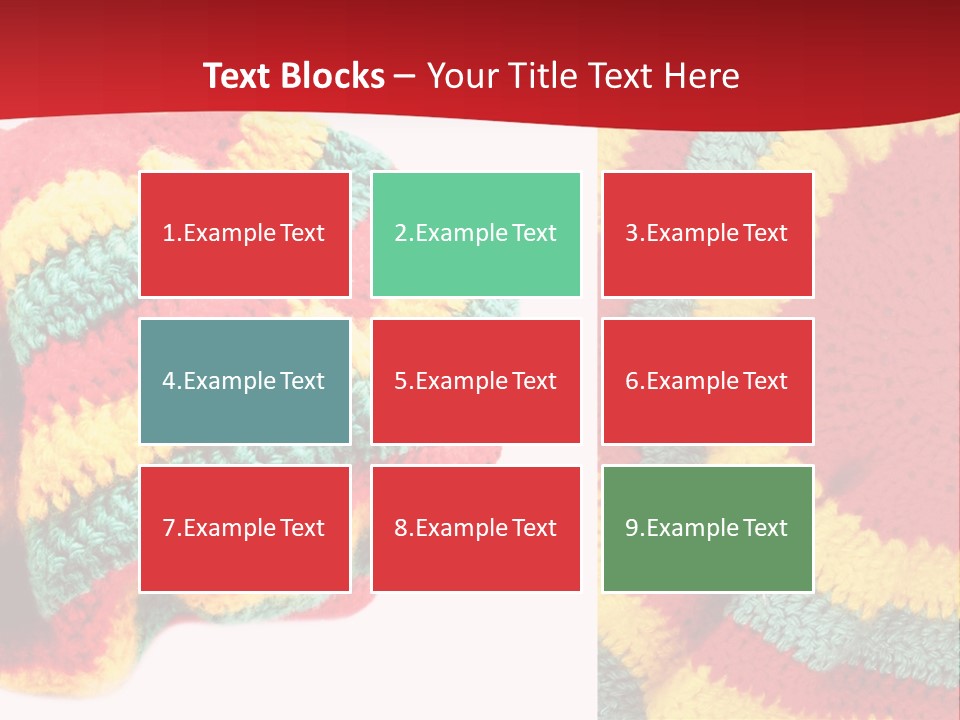 Wool Rastafari Symbol PowerPoint Template