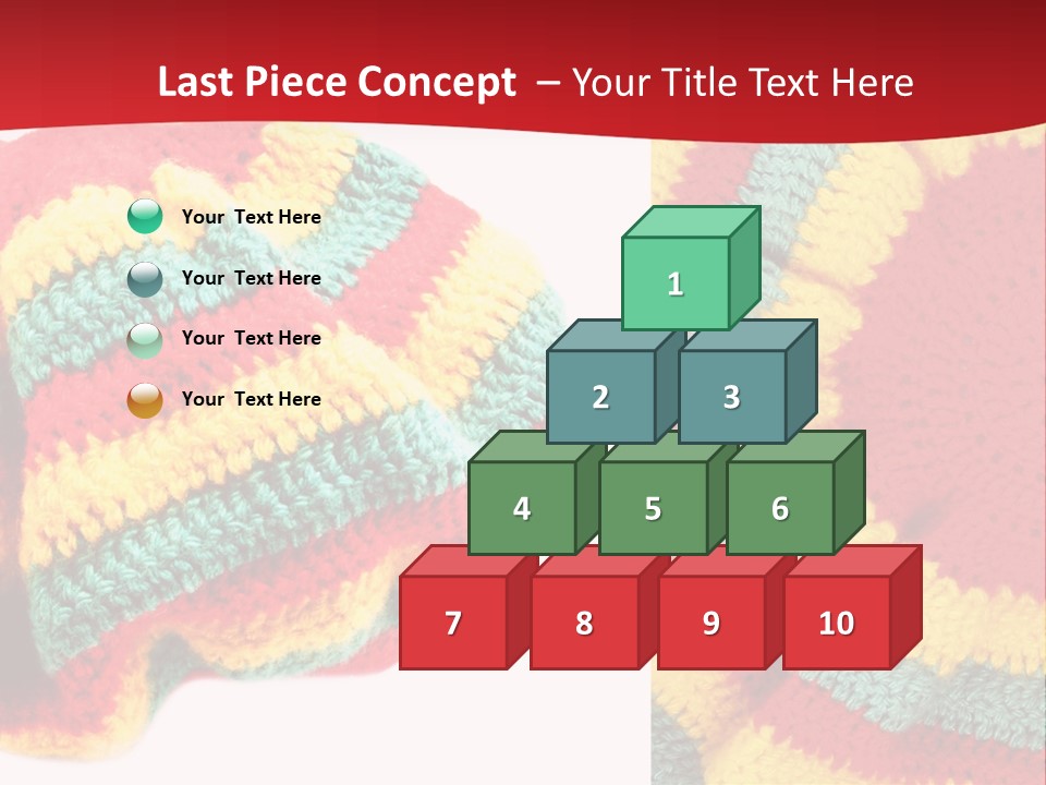 Wool Rastafari Symbol PowerPoint Template