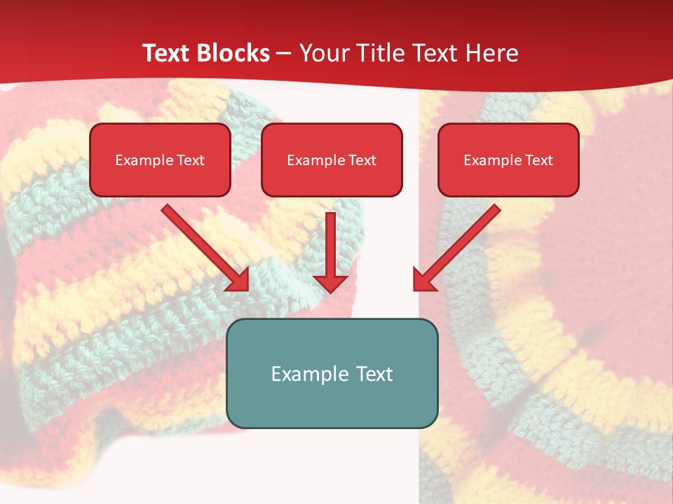 Wool Rastafari Symbol PowerPoint Template