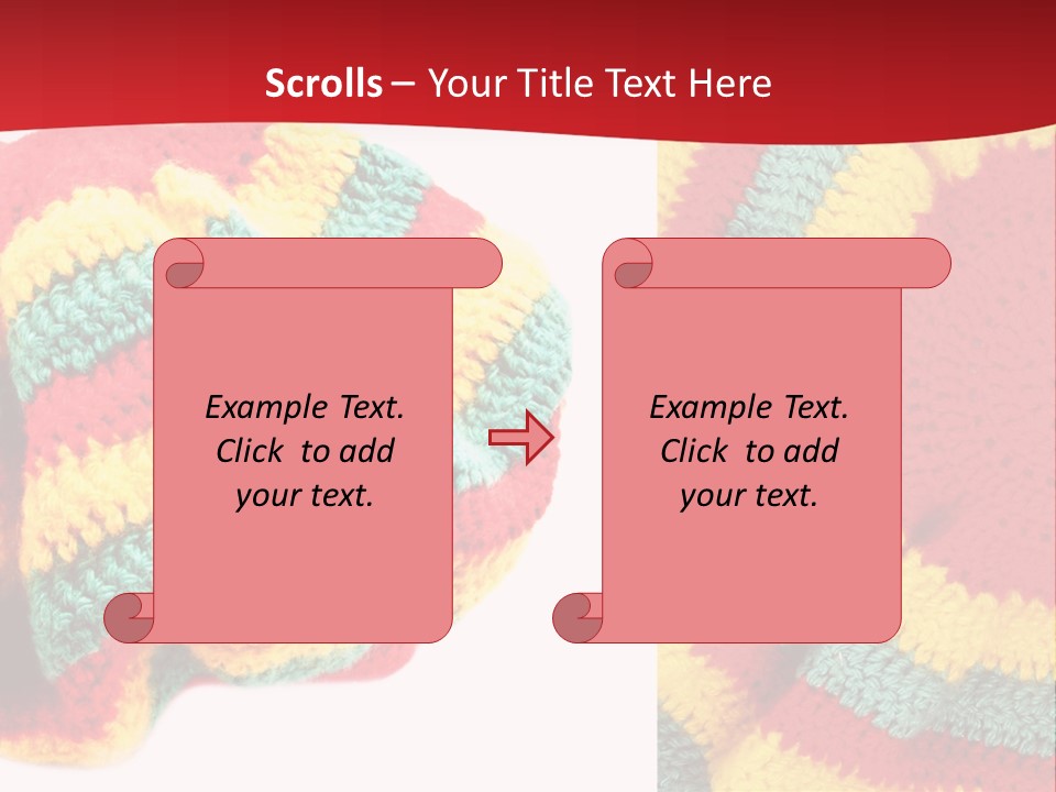 Wool Rastafari Symbol PowerPoint Template