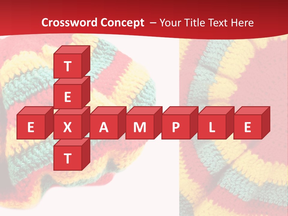 Wool Rastafari Symbol PowerPoint Template