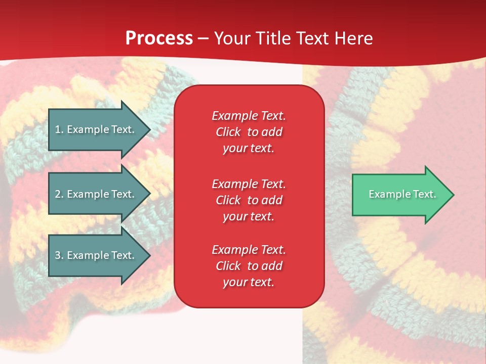 Wool Rastafari Symbol PowerPoint Template