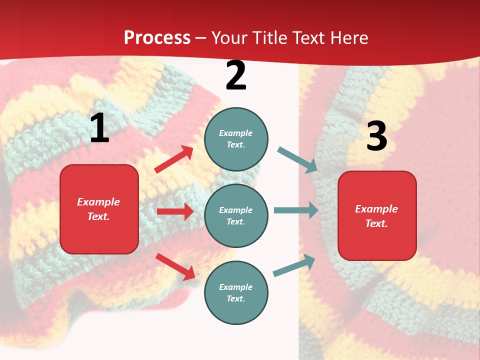 Wool Rastafari Symbol PowerPoint Template