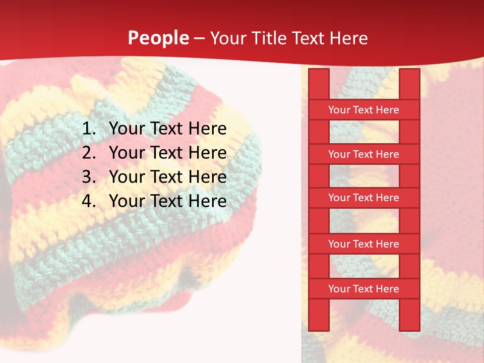 Wool Rastafari Symbol PowerPoint Template