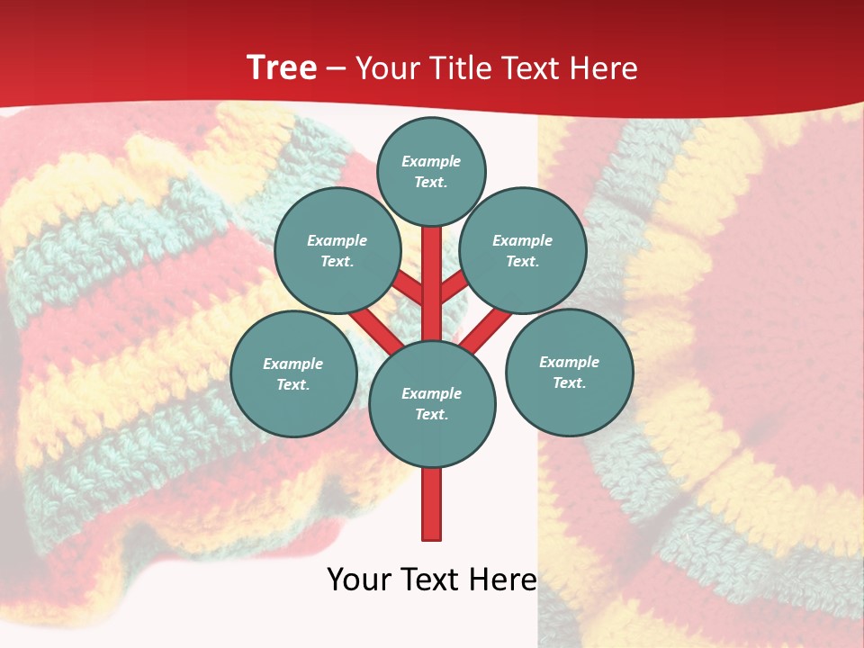 Wool Rastafari Symbol PowerPoint Template