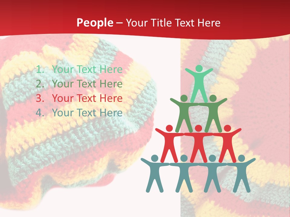 Wool Rastafari Symbol PowerPoint Template