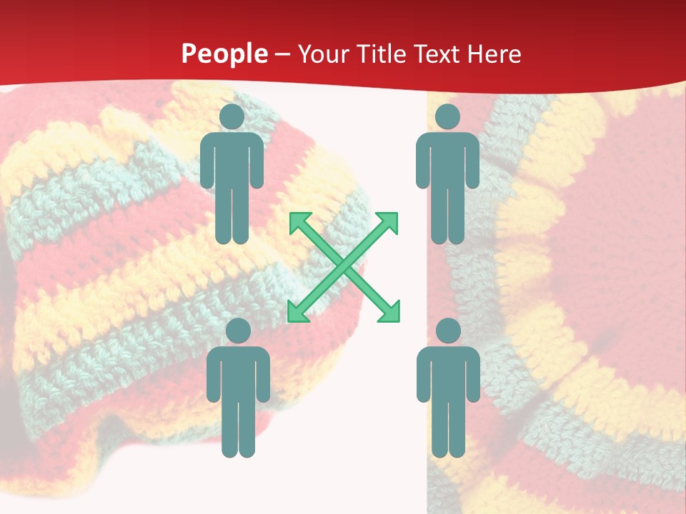 Wool Rastafari Symbol PowerPoint Template