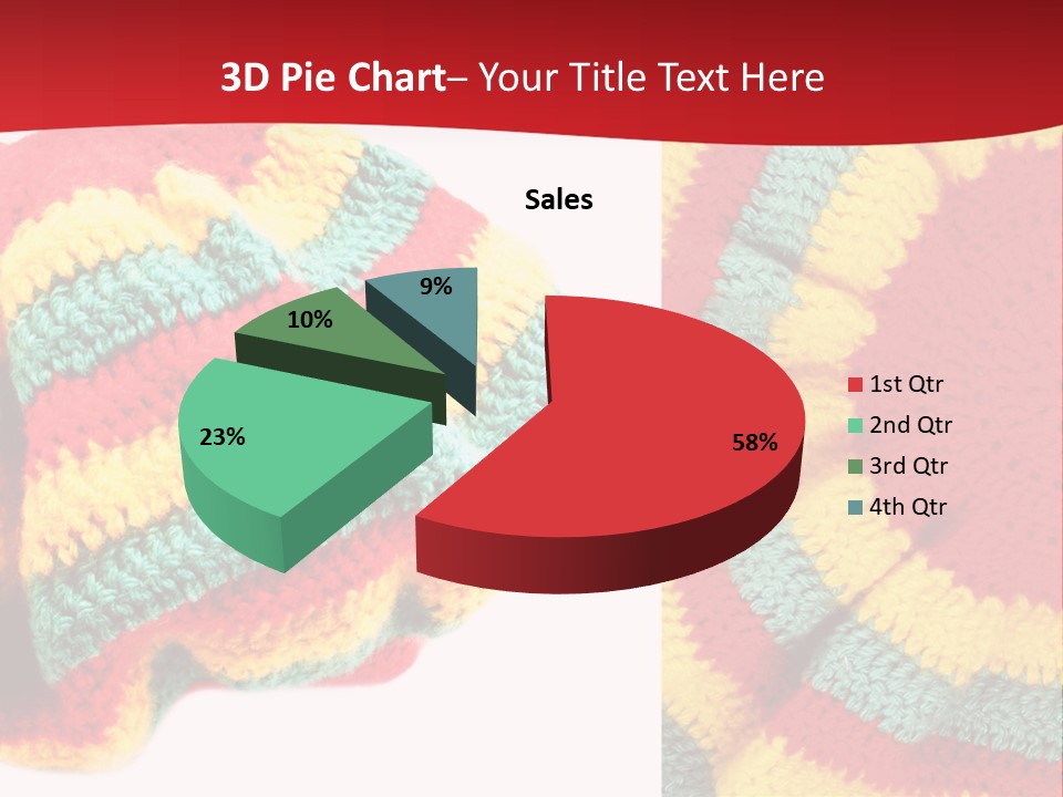 Wool Rastafari Symbol PowerPoint Template
