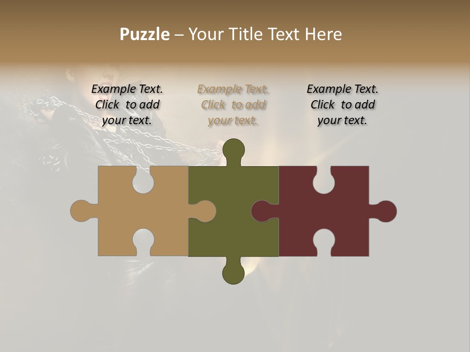 Makeup Biker Skin PowerPoint Template