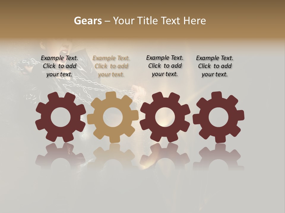 Makeup Biker Skin PowerPoint Template