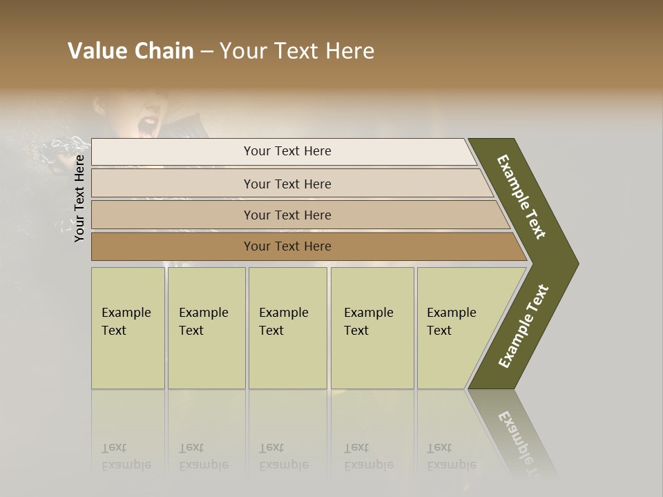 Makeup Biker Skin PowerPoint Template