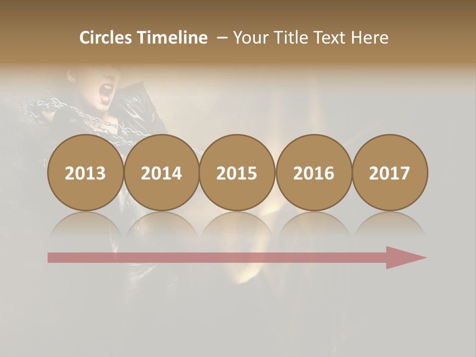 Makeup Biker Skin PowerPoint Template