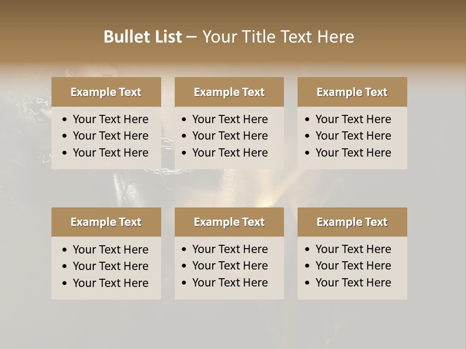 Makeup Biker Skin PowerPoint Template