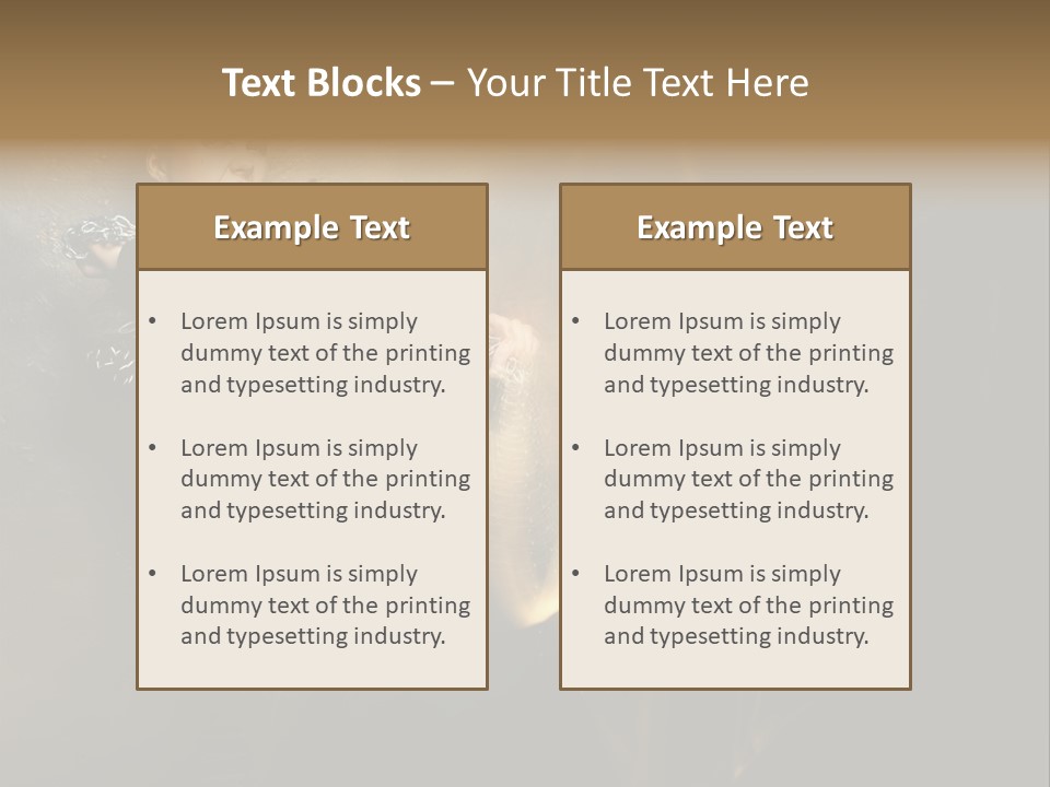 Makeup Biker Skin PowerPoint Template