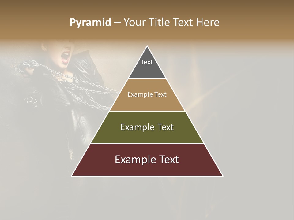 Makeup Biker Skin PowerPoint Template