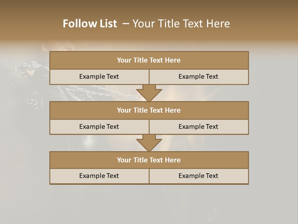 Makeup Biker Skin PowerPoint Template