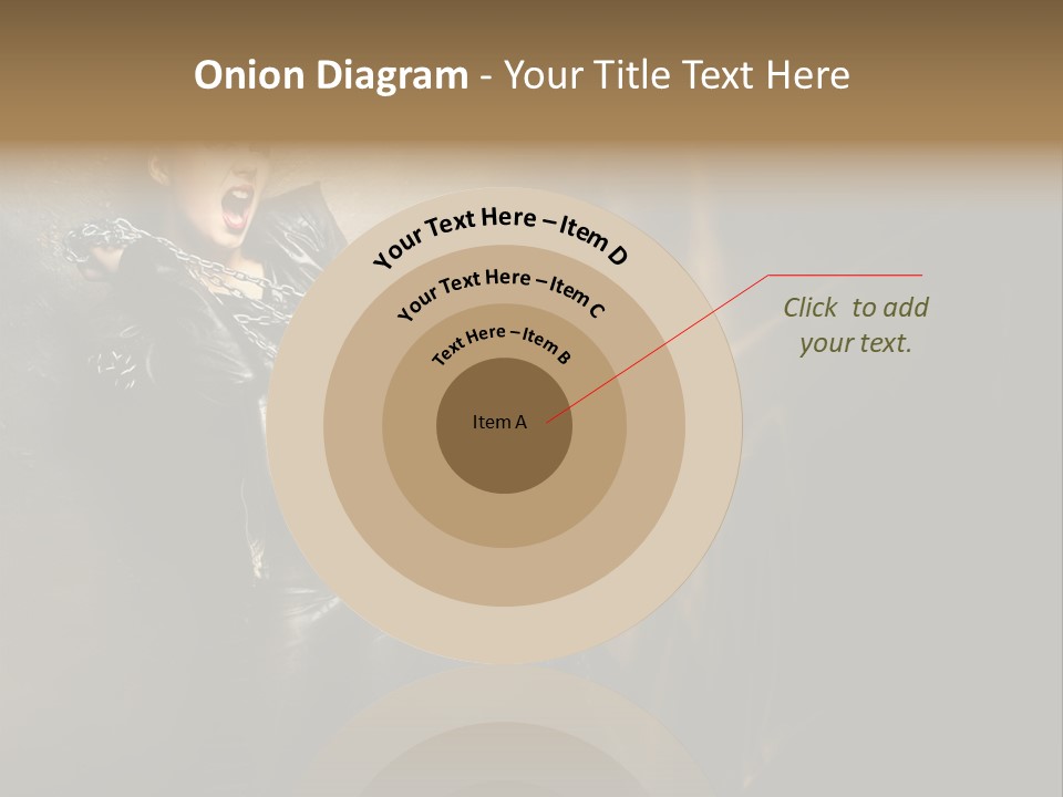 Makeup Biker Skin PowerPoint Template