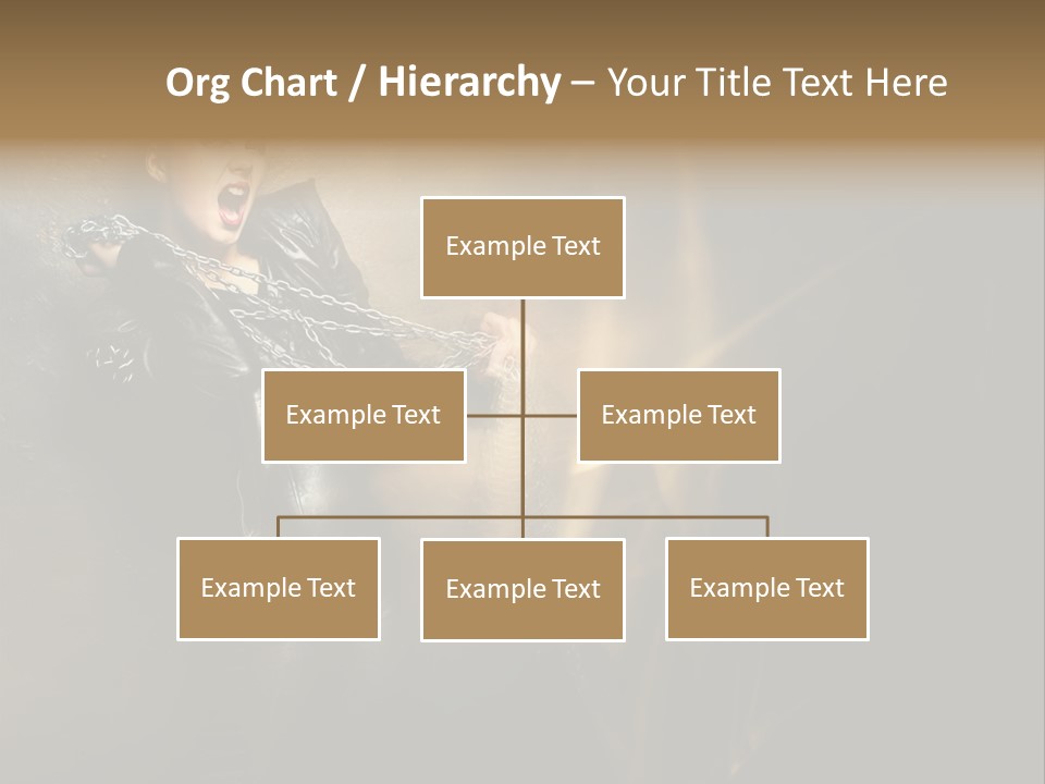 Makeup Biker Skin PowerPoint Template