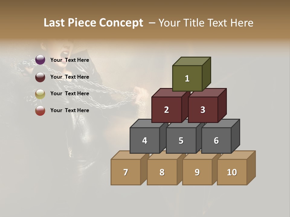 Makeup Biker Skin PowerPoint Template