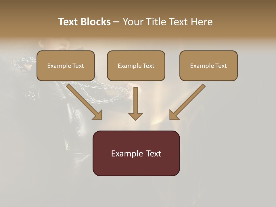 Makeup Biker Skin PowerPoint Template