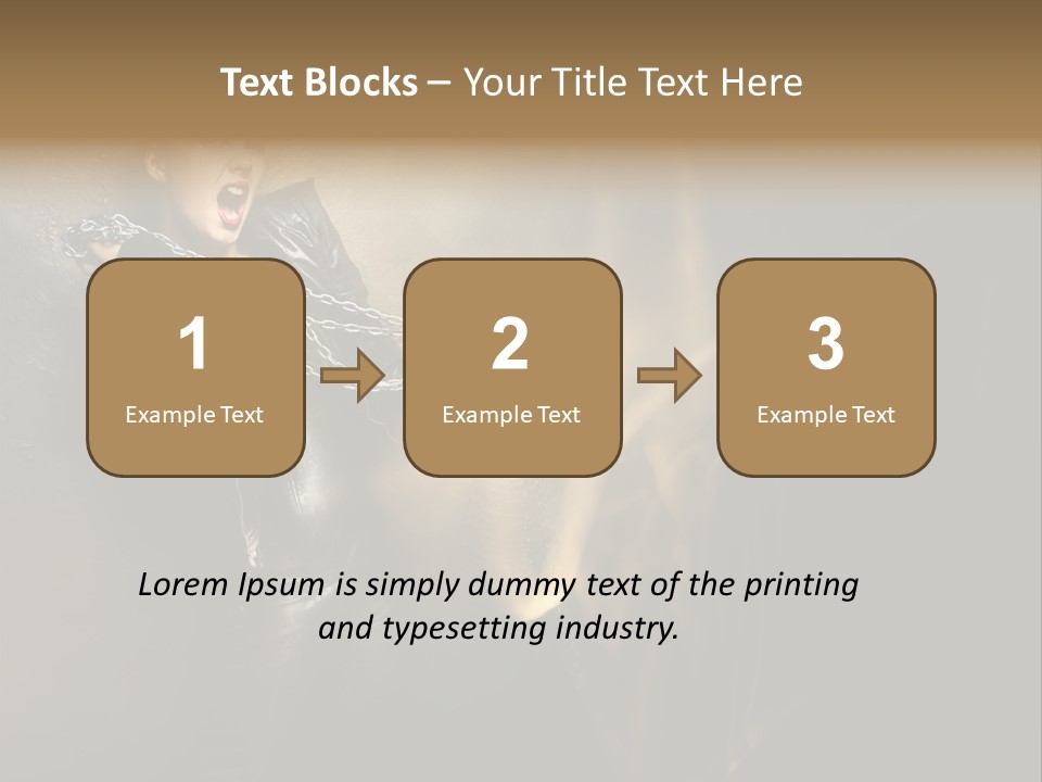 Makeup Biker Skin PowerPoint Template