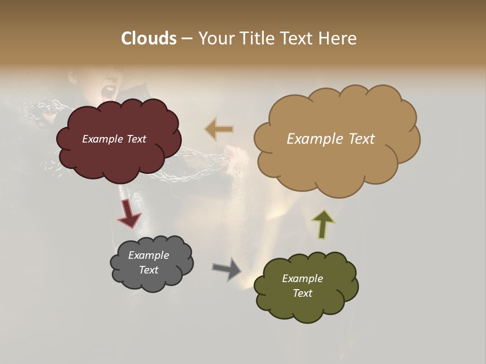 Makeup Biker Skin PowerPoint Template